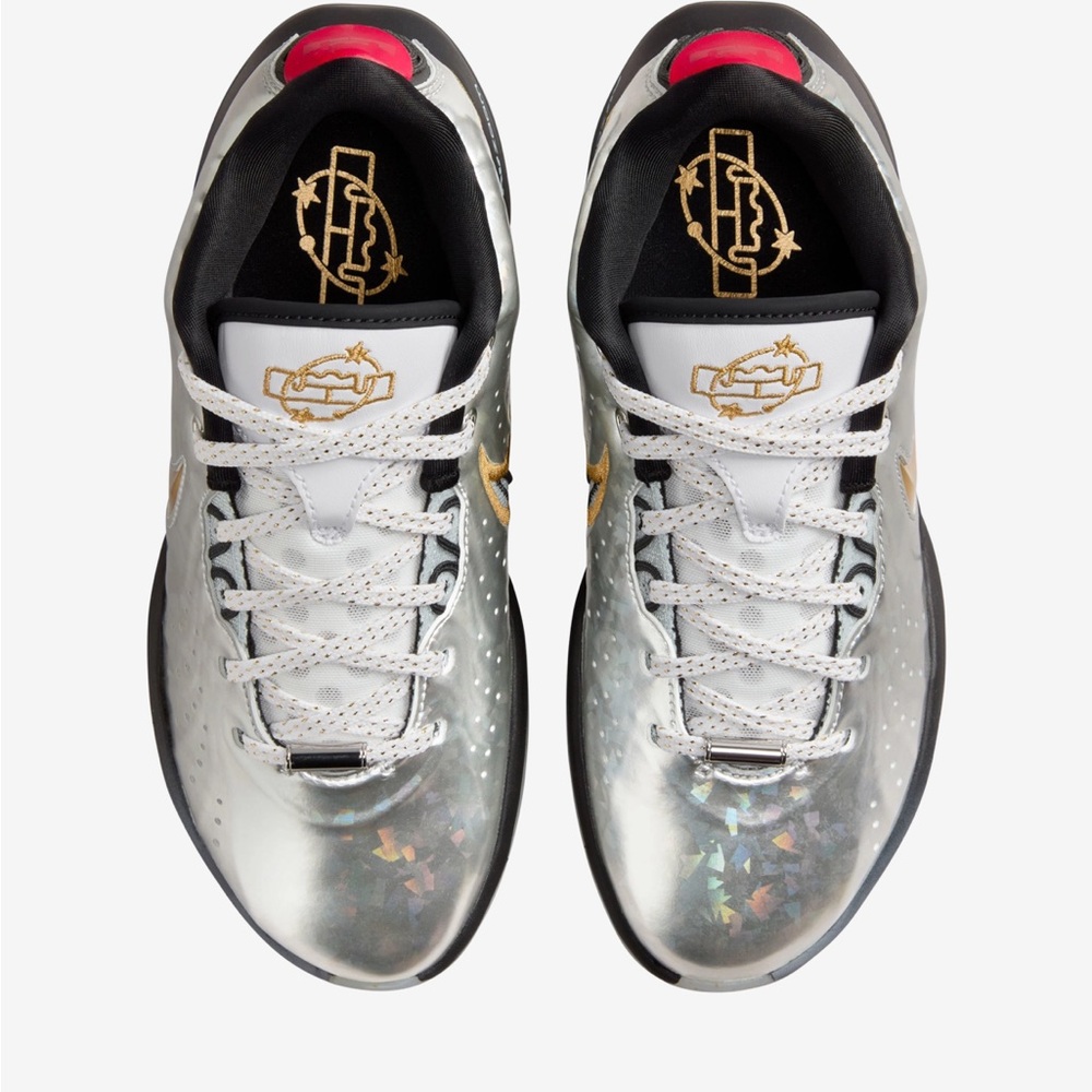 Nike LEBRON XXI SE (GS) Big Kids Unisex Athletic Shoes - metallic Silver & Gold